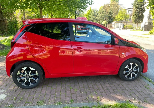 Toyota Aygo cena 48500 przebieg: 7550, rok produkcji 2018 z Warszawa małe 37